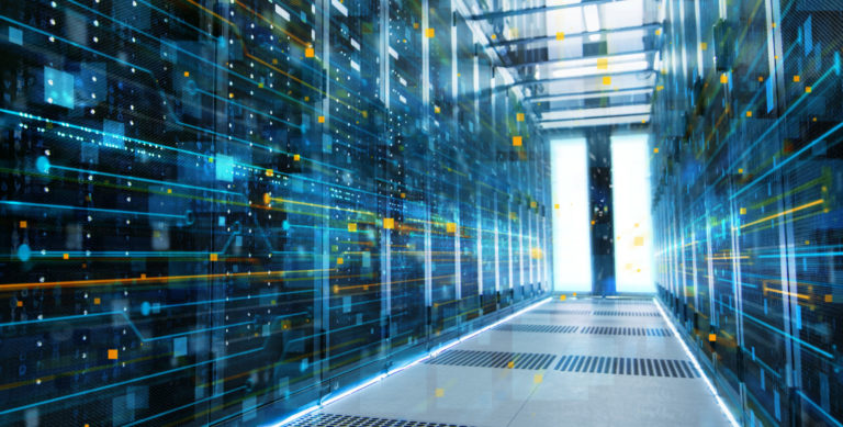 Serverraum für die Gebäudeleittechnik